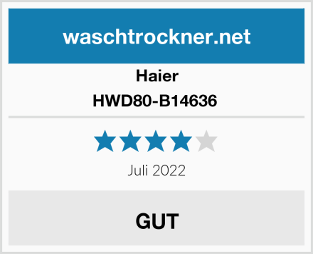 Haier HWD80-B14636  Test