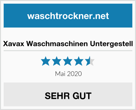  Xavax Waschmaschinen Untergestell Test
