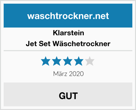 Klarstein Jet Set Wäschetrockner Test