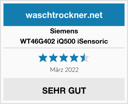 Siemens WT46G402 iQ500 iSensoric Test