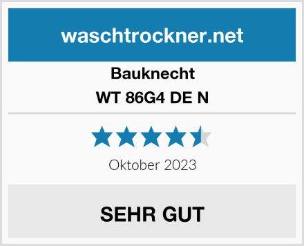 Bauknecht WT 86G4 DE N Test